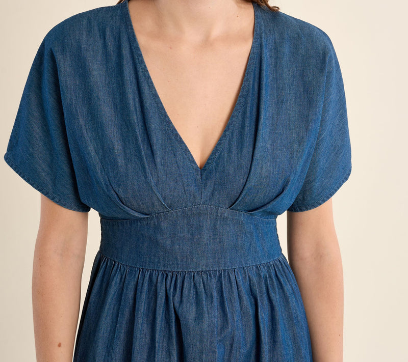 Molly Bracken Maxi Denim Dress — View 4