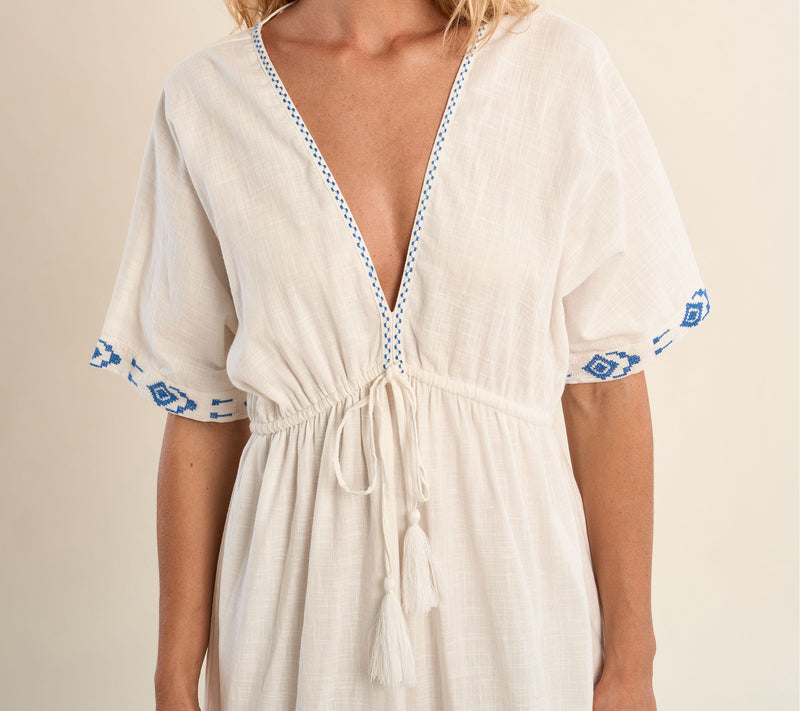 Molly Bracken Maxi Embroidered Dress — View 4