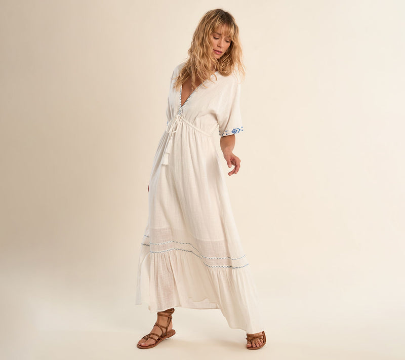Molly Bracken Maxi Embroidered Dress — View 3