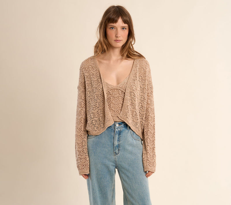 Molly Bracken Crochet Cardigan — Main view