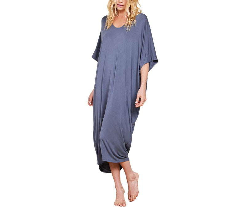 Barefoot Dreams Luxe Milk Jersey Caftan — View 4