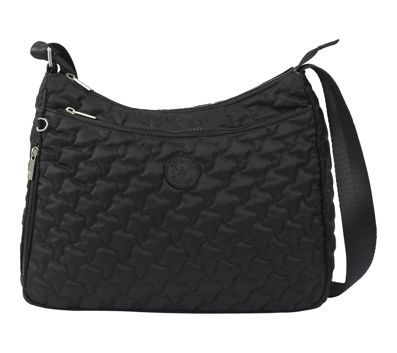 Anuschka Wanderlust Quilted Fabric Hobo — View 9