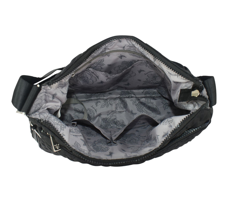 Anuschka Wanderlust Quilted Fabric Hobo — View 3