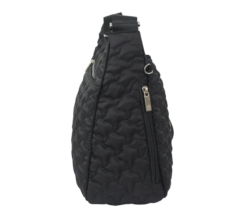 Anuschka Wanderlust Quilted Fabric Hobo — View 4