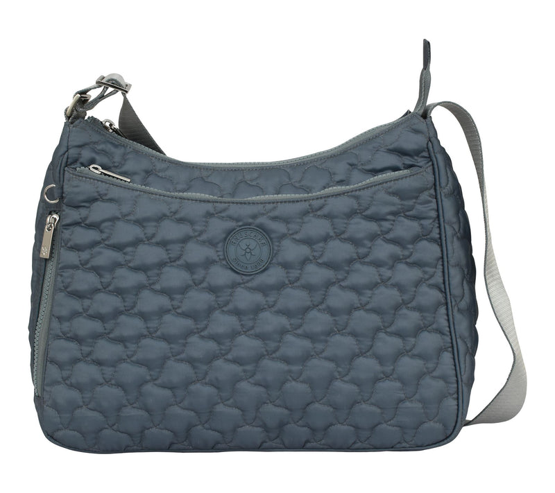 Anuschka Wanderlust Quilted Fabric Hobo — View 10