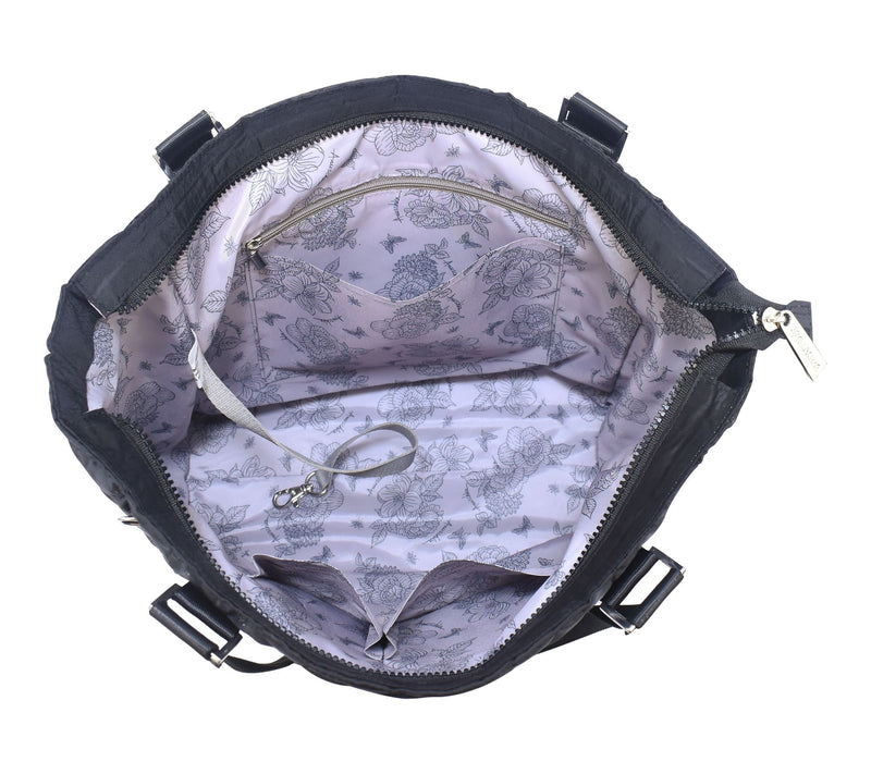 Anuschka Wanderlust Quilted Fabric Tote Bag — View 3