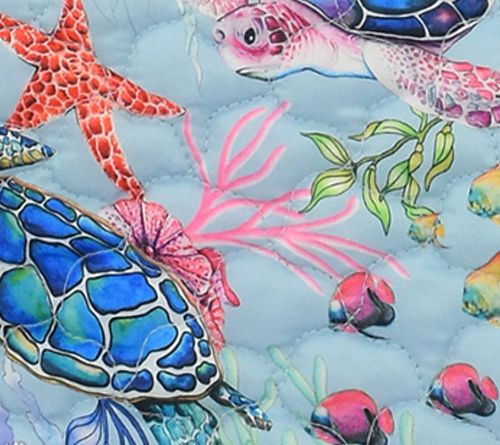 Anuschka Wanderlust Quilted Fabric Tote Bag — View 9