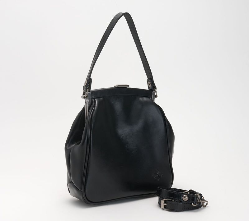 "As Is" Patricia Nash Komos Leather Frame Crossbody — View 11