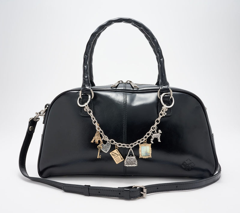 "As Is" Patricia Nash Pomezia Satchel with Charms — View 11