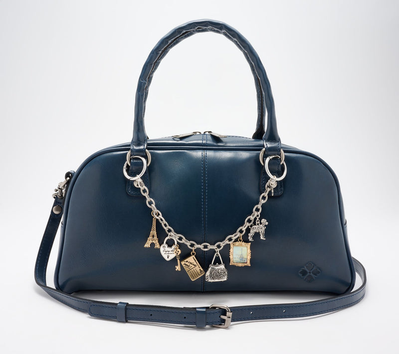 "As Is" Patricia Nash Pomezia Satchel with Charms — View 15
