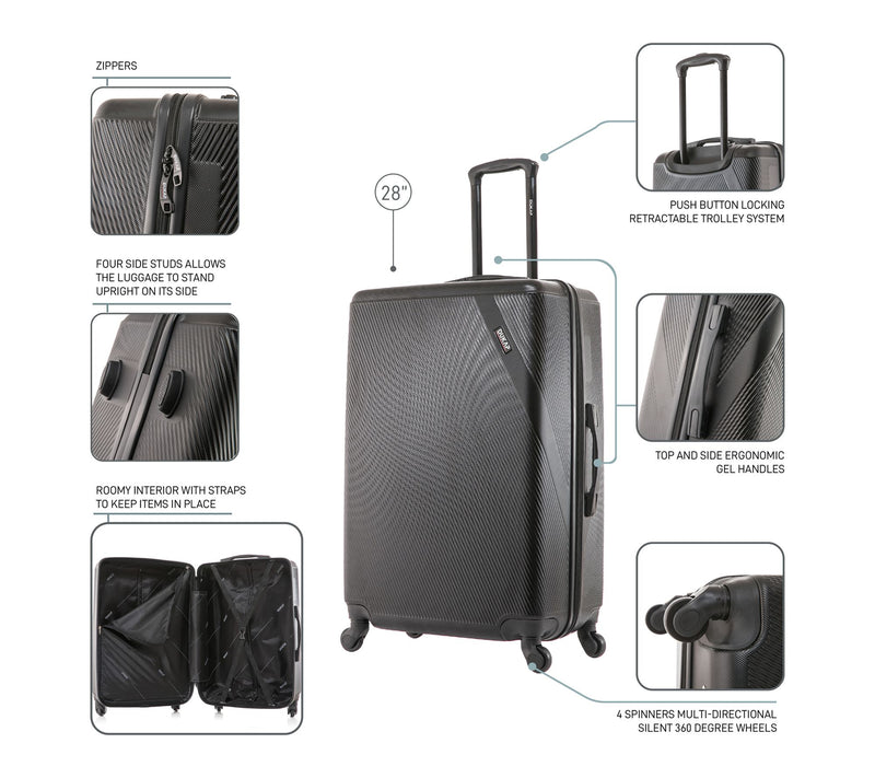 Dukap Discovery 28" Hardside Spinner Luggage — View 3