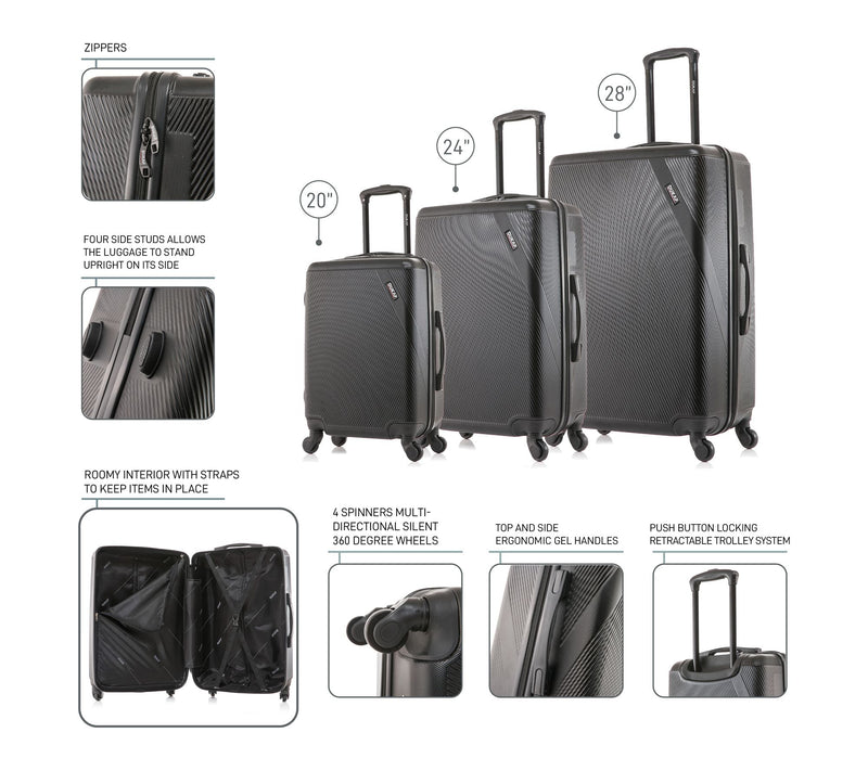 Dukap Discovery Lightweight Ha rdside Spinner 3 Pc Set — View 3