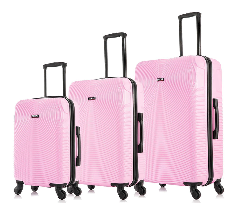 Dukap Inception Lightweight Ha rdside Spinner 3 Pc Luggage Se — View 15