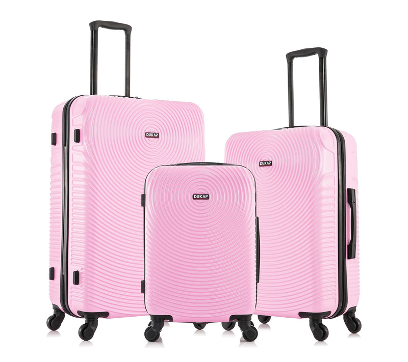 Dukap Inception Lightweight Ha rdside Spinner 3 Pc Luggage Se — View 7
