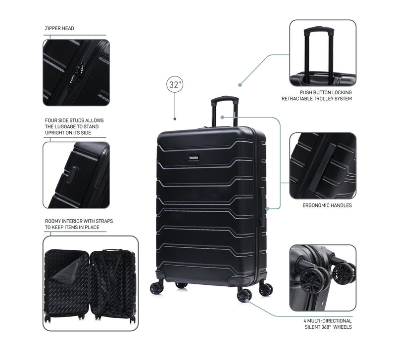 InUSA Trend Lightweight Hardside Spinner 32 inch — View 3