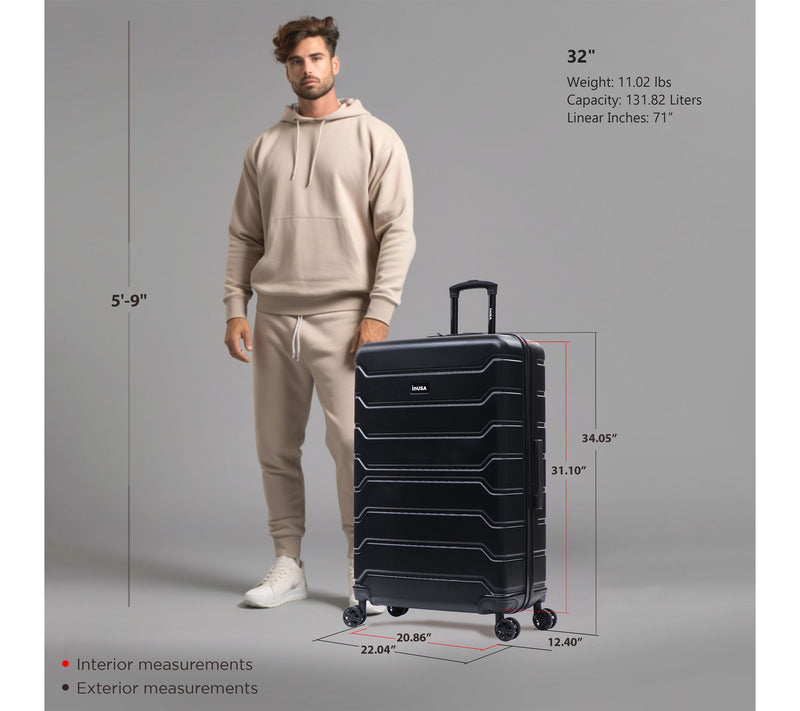 InUSA Trend Lightweight Hardside Spinner 32 inch — View 2