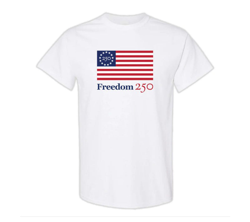 Official Freedom 250 Unisex T-Shirt White — Main view