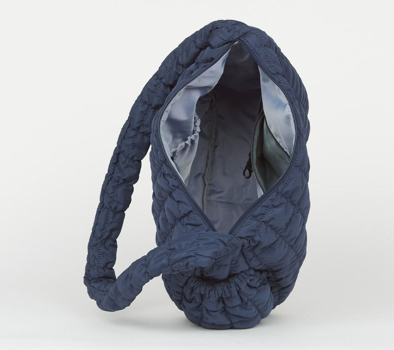 "As Is" IHKWIP Large Cloud Quilt COnvertible Shopper Tote — View 4