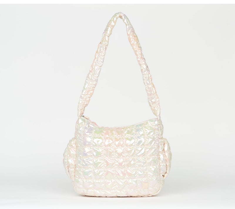"As Is" IHKWIP Large Cloud Quilt COnvertible Shopper Tote — View 17