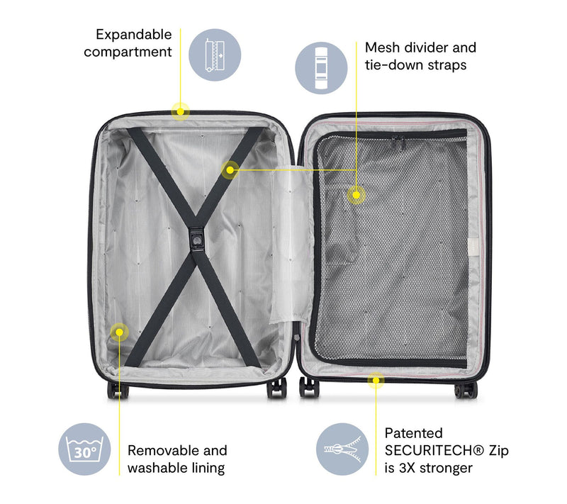 Delsey Shadow 5.0 3-Piece Smart Luggage Set — View 3