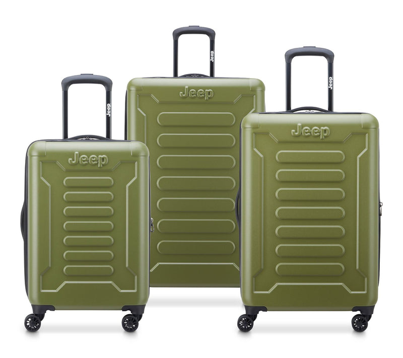 Delsey Jeep JHOO4C 3-Piece Expandable Luggage Set — Main view