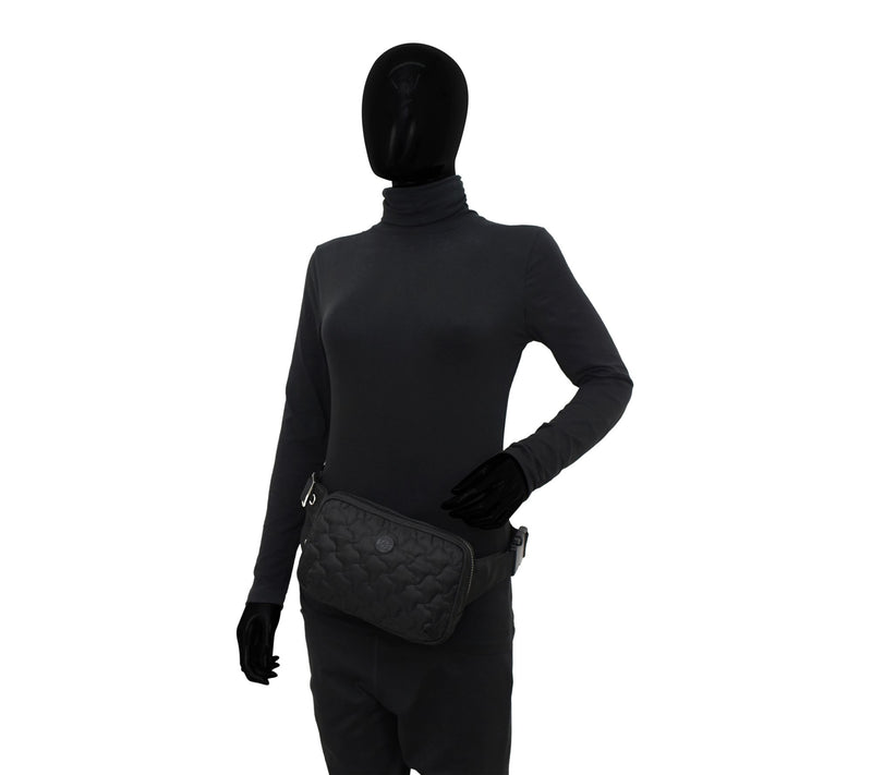 Anuschka Wanderlust Quilted Fabric Fanny Pack — View 6
