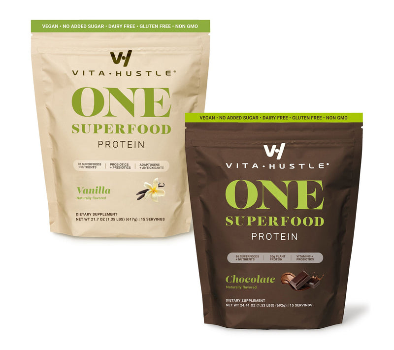 VitaHustle ONE Superfood Protein Shake 30 Servings — View 3