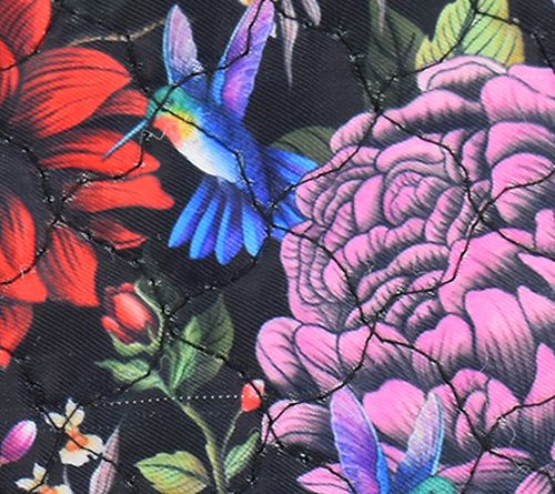 Anuschka Wanderlust Quilted Fabric Organizer Crossbody — View 5