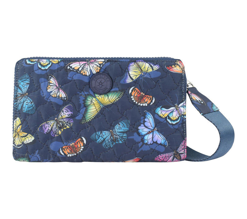 Anuschka Wanderlust Quilted Fabric Organizer Crossbody — View 9