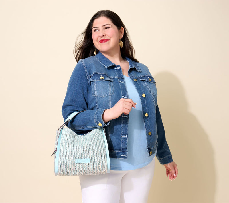 "As Is" American Leather Co. Triple Entry Satchel — View 7