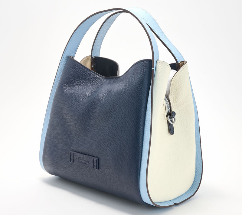 "As Is" American Leather Co. Triple Entry Satchel — View 2