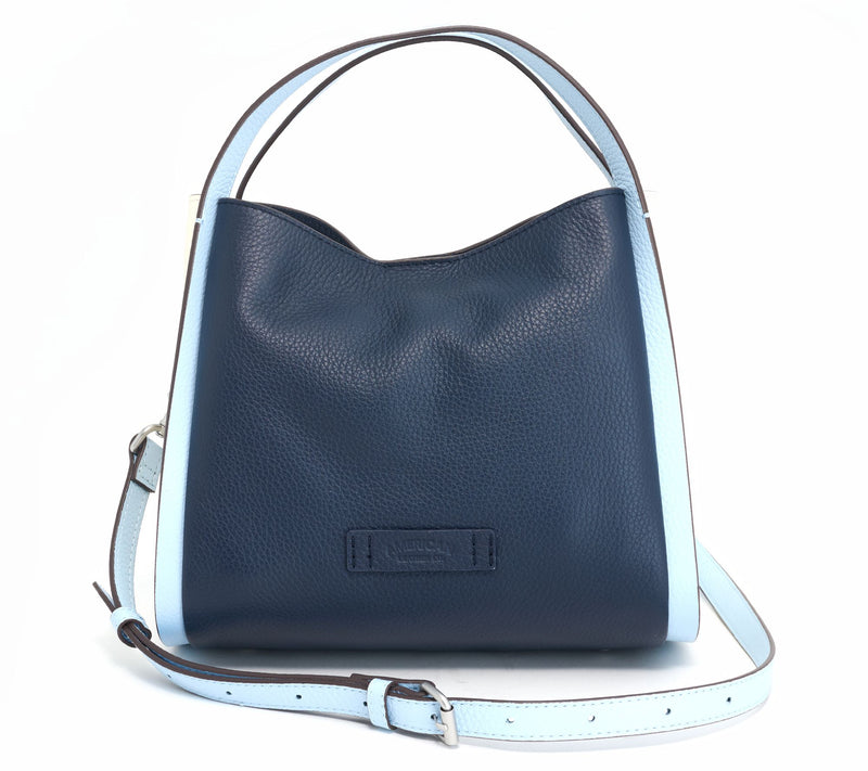"As Is" American Leather Co. Triple Entry Satchel — Main view