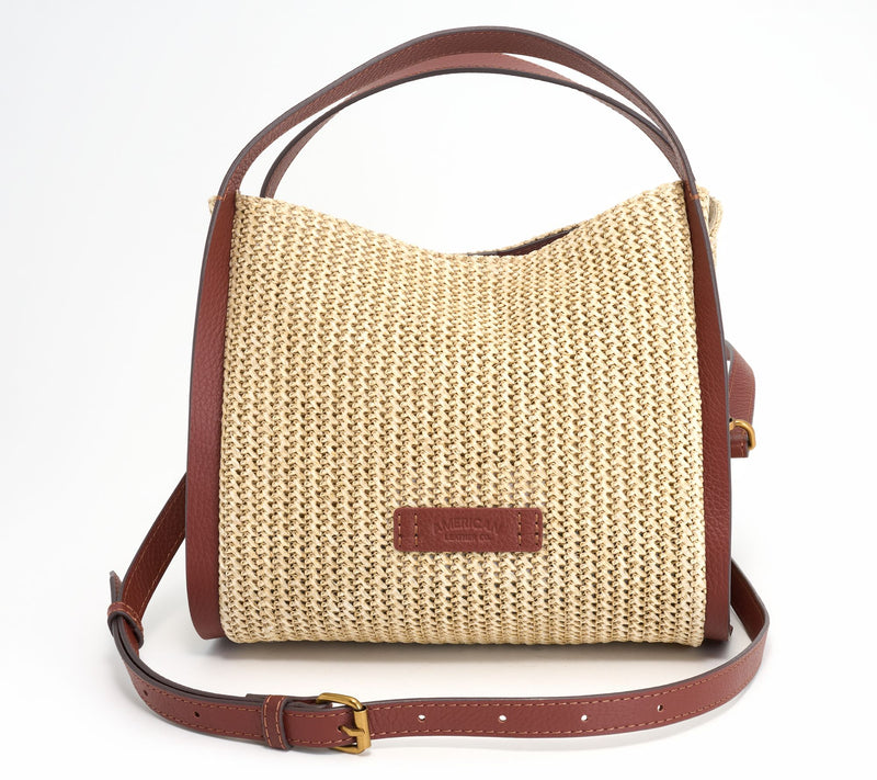 "As Is" American Leather Co. Triple Entry Satchel — View 20