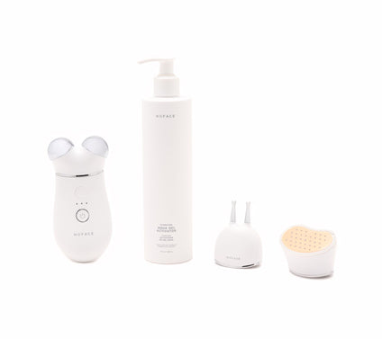 NuFace Trinity+ Facial Toning Device Complete Set Auto-Delivery