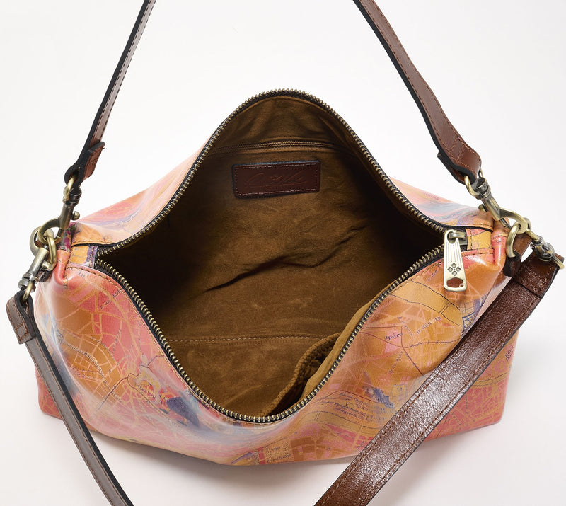 "As Is" Patricia Nash Maura Crossbody in Leather or Suede — View 4