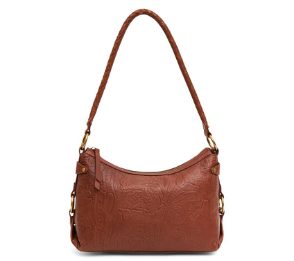 "As Is" American Leather Co. Russet Shoulder Bag
