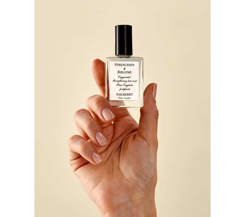 Nailberry Strengthen & Breathe base coat + UV Gloss  top coat — View 2
