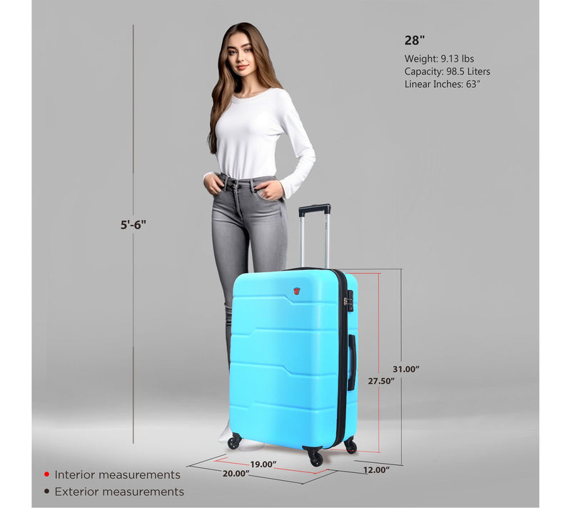 DUKAP Rodez Lightweight Hardside Spinner 28'' — View 3