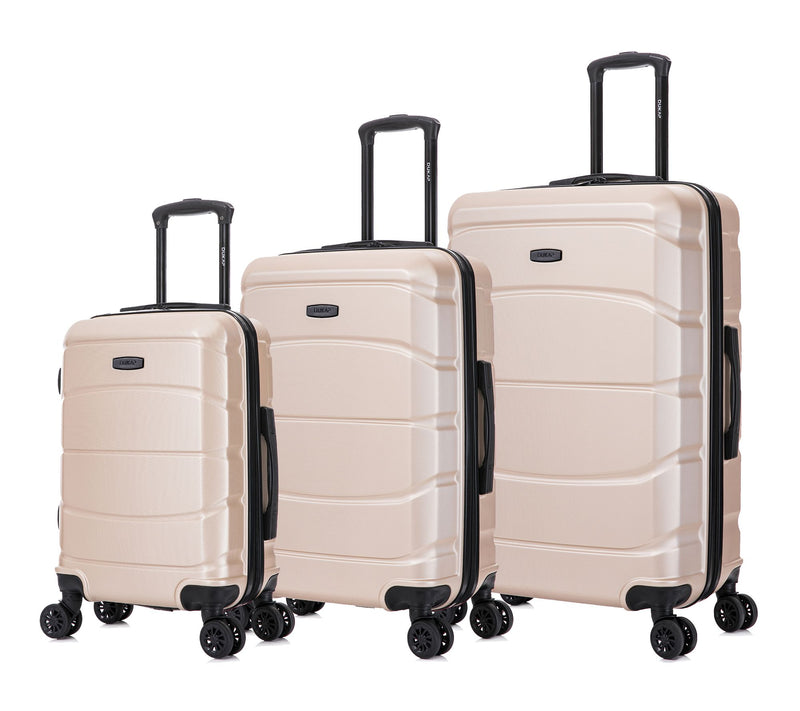DUKAP Sense Lightweight Hardside Spinner 3-Piece Luggage Set — View 15