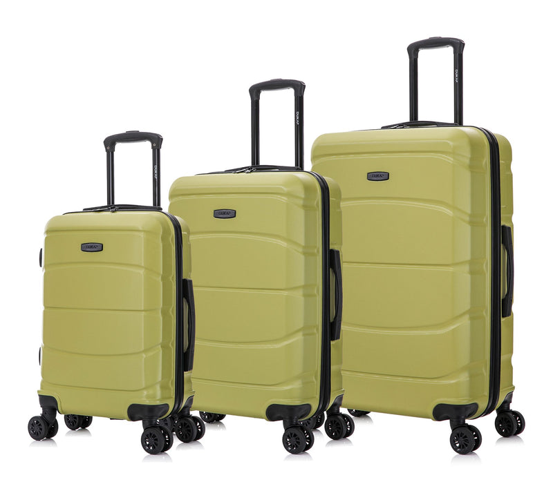 DUKAP Sense Lightweight Hardside Spinner 3-Piece Luggage Set — View 16