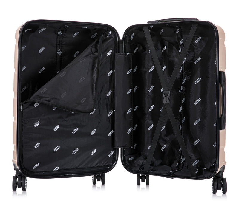 DUKAP Sense Lightweight Hardside Spinner 3-Piece Luggage Set — View 5