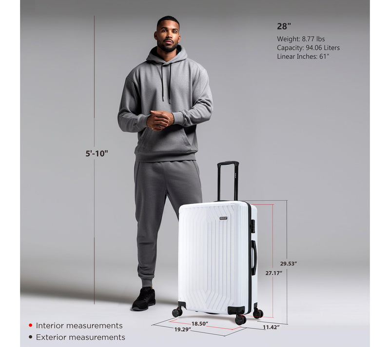 Dukap Stratos Lightweight Hardside 28in SpinnerLuggage — View 3