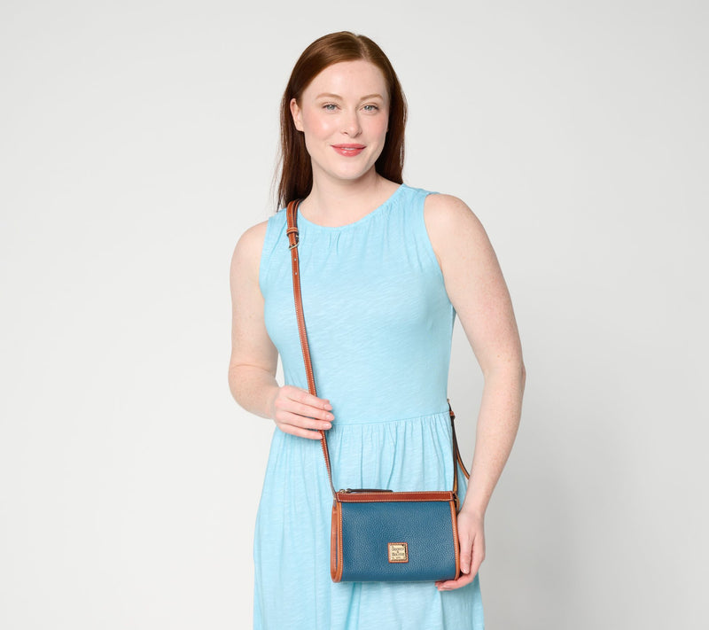"As Is" Dooney & Bourke Pebble Leather East/ West Crossbody — View 5