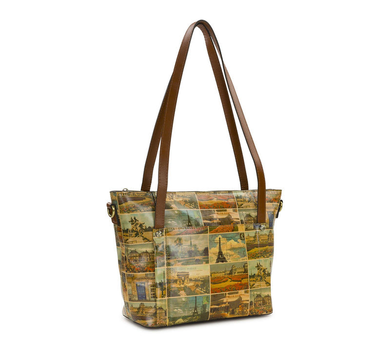 Patricia Nash Francoise Tote - Postcards From Paris — View 3