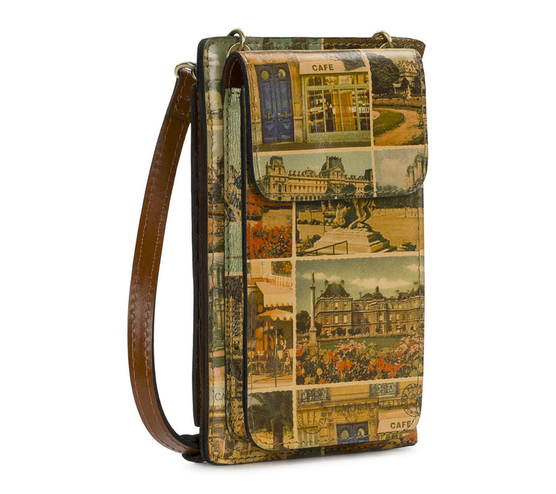 Patricia Nash Chiavella Phone Crossbody - Postcards From Paris — View 2