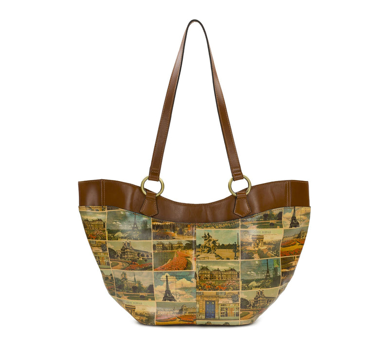 Patricia Nash Meudon Tote - Postcards From Paris — Main view