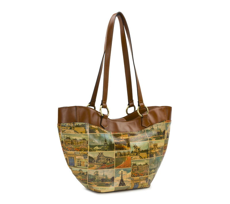 Patricia Nash Meudon Tote - Postcards From Paris — View 2