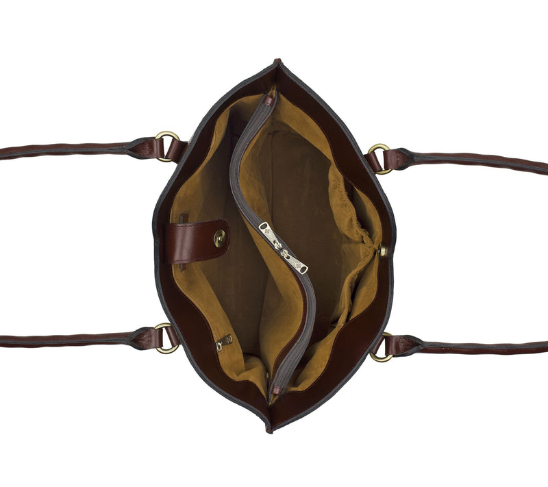 Patricia Nash Marion Tote - Brazilian Supple Tooled — View 4