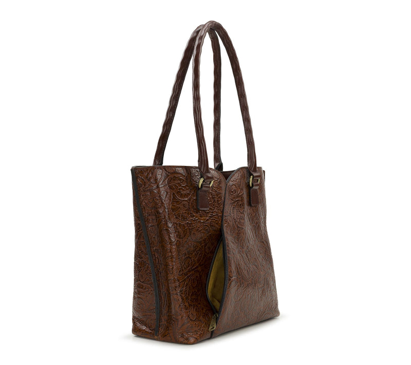 Patricia Nash Marion Tote - Brazilian Supple Tooled — View 3
