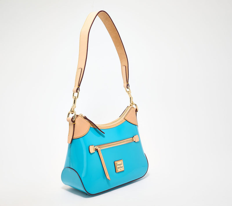 "As Is" Dooney & Bourke Small Patent Hobo — View 2